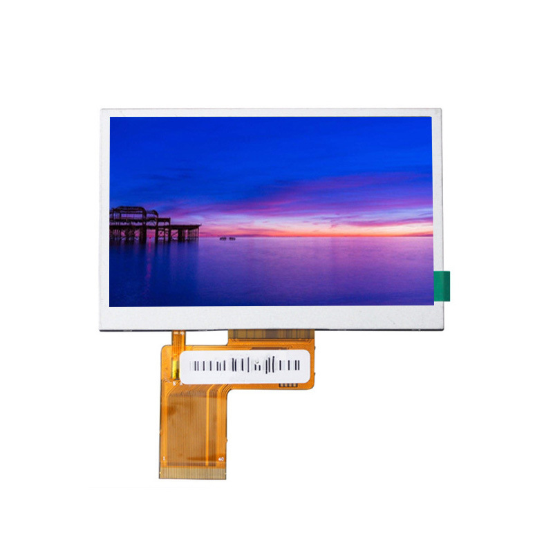 群創(chuàng  )5英寸800*480高清車(chē)載顯示LCD高亮RGB可配電容觸摸液晶顯示屏
